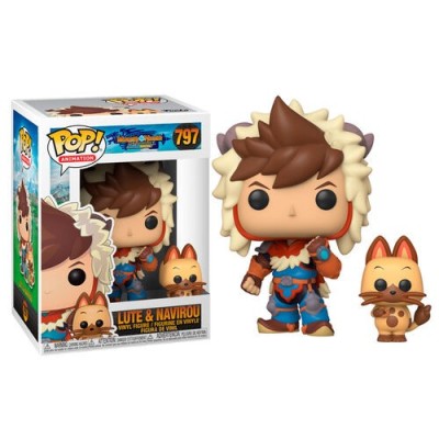 FUNKO POP! MONSTER HUNTER LUTE AND NAVIROU BOBBLE HEAD KNOCKER FIGURE FUNKO