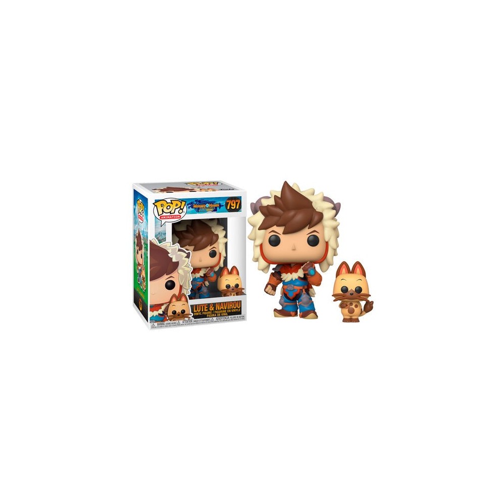 FUNKO FUNKO POP! MONSTER HUNTER LUTE AND NAVIROU BOBBLE HEAD KNOCKER FIGURE