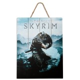 DOCTOR COLLECTOR SKYRIM AERIAL WOOD PRINT