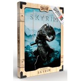 SKYRIM AERIAL WOOD PRINT STAMPA SU LEGNO DOCTOR COLLECTOR