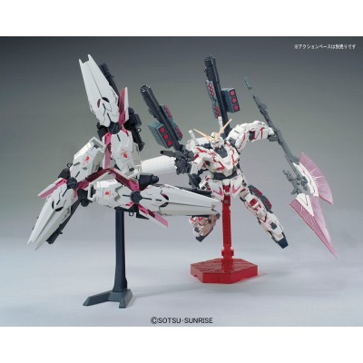 HIGH GRADE HGUC GUNDAM UNICORN FULL ARMOR DESTROY RED 1/144 MODEL KIT ACTION FIGURE BANDAI