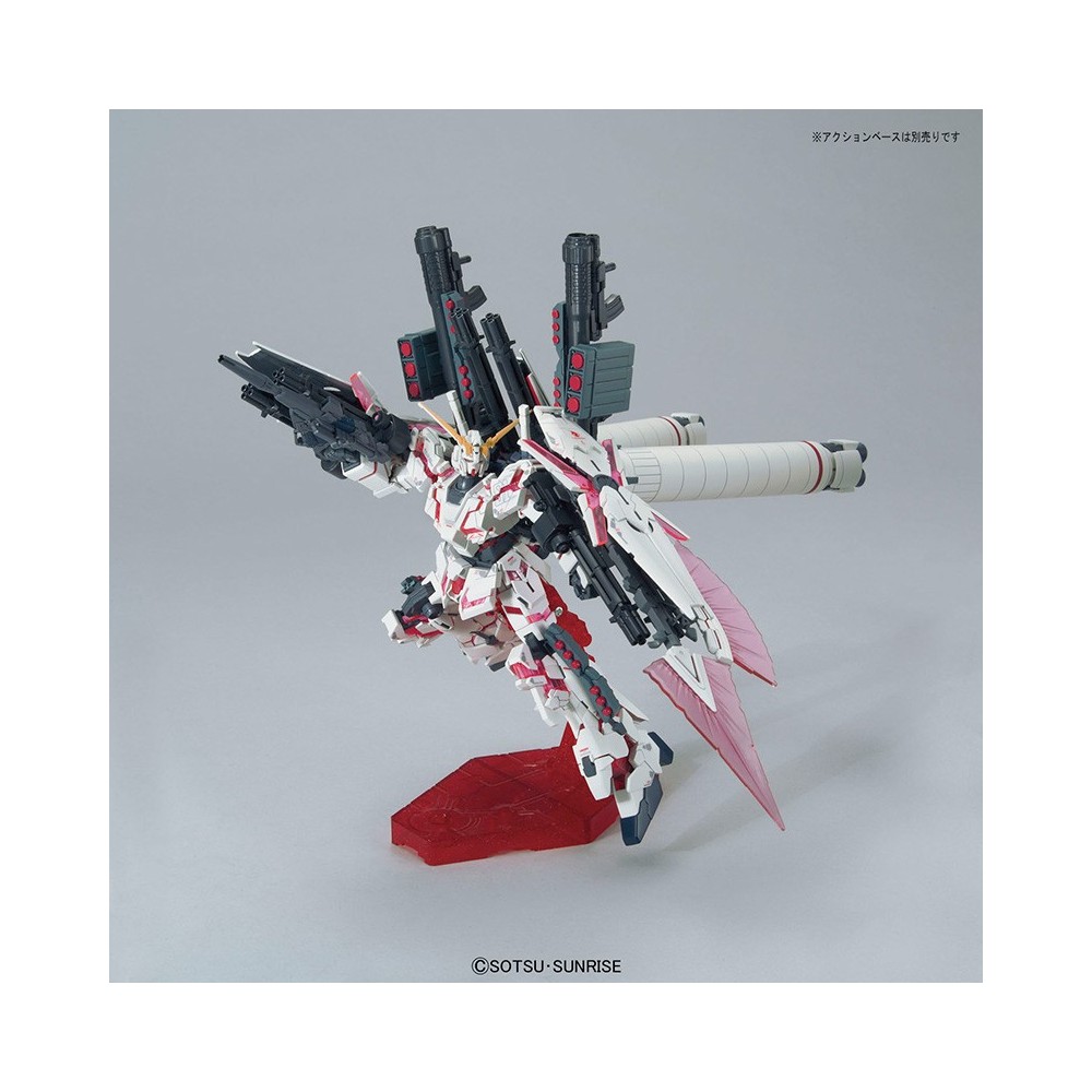 HIGH GRADE HGUC GUNDAM UNICORN FULL ARMOR DESTROY RED 1/144 MODEL KIT ACTION FIGURE BANDAI