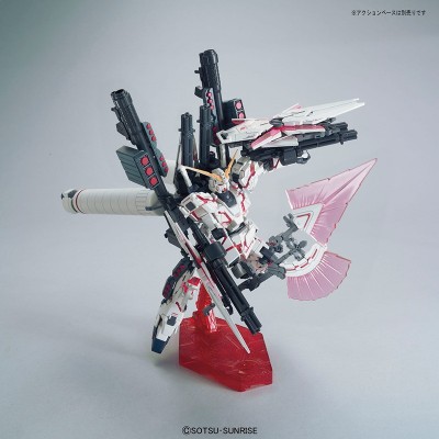 HIGH GRADE HGUC GUNDAM UNICORN FULL ARMOR DESTROY RED 1/144 MODEL KIT ACTION FIGURE BANDAI