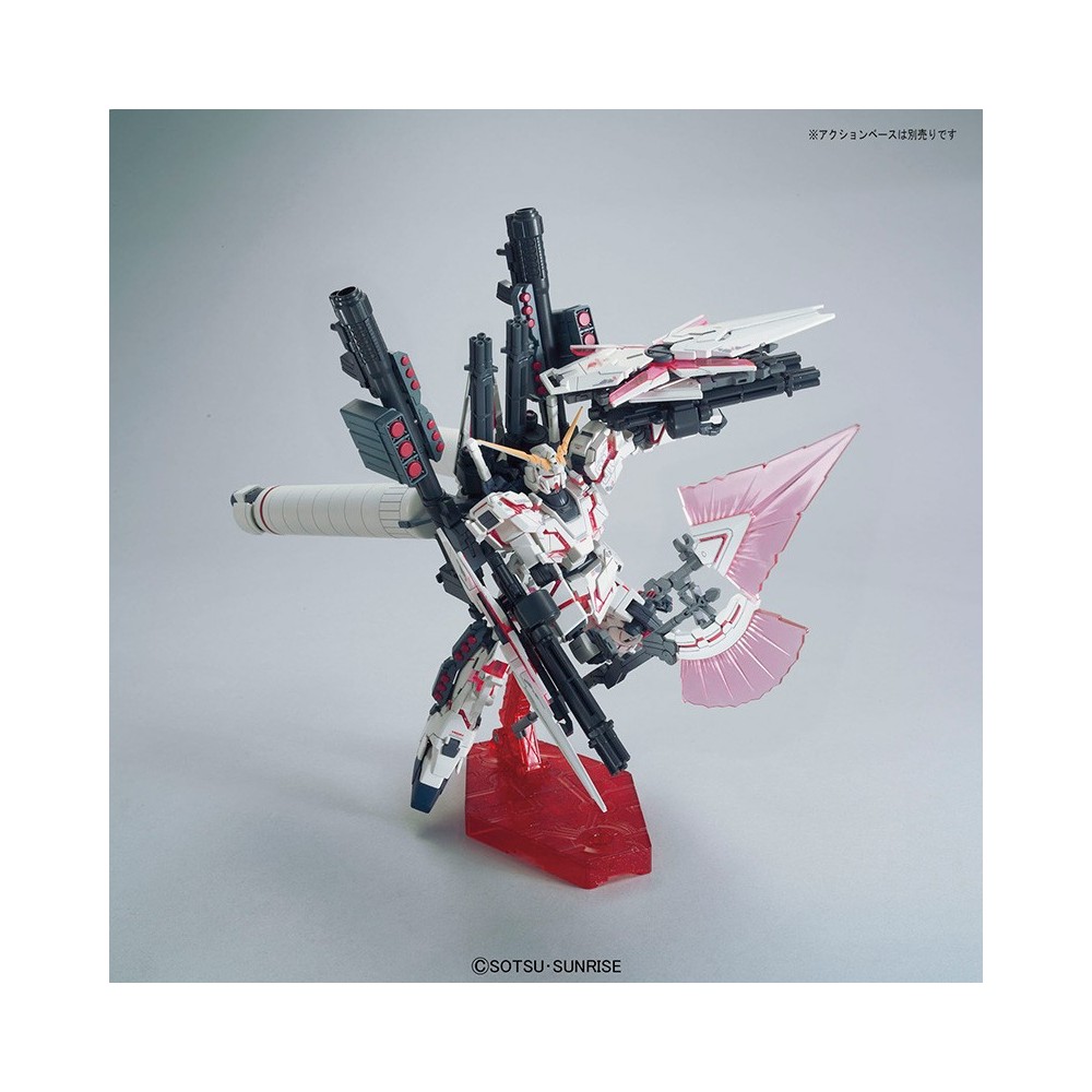 HIGH GRADE HGUC GUNDAM UNICORN FULL ARMOR DESTROY RED 1/144 MODEL KIT ACTION FIGURE BANDAI