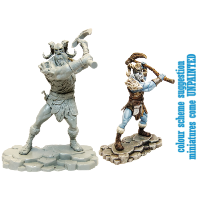 DUNGEONS AND DRAGONS ICEWIND DALE FROST GIANT RAVAGER MINI FIGURE GALE FORCE NINE