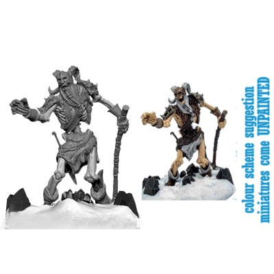 DUNGEONS AND DRAGONS ICEWIND DALE FROST GIANT SKELETON MINI FIGURE GALE FORCE NINE