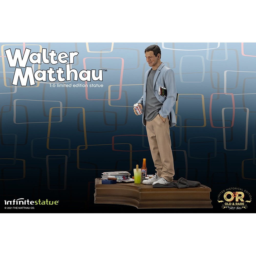 WALTER MATTHAU OLD AND RARE 1/6 RESIN STATUA FIGURE INFINITE STATUE