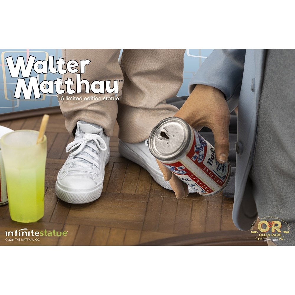 WALTER MATTHAU OLD AND RARE 1/6 RESIN STATUA FIGURE INFINITE STATUE