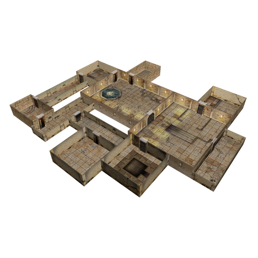 GALE FORCE NINE TENFOLD DUNGEON THE TEMPLE FOR MINIATURE GAMES