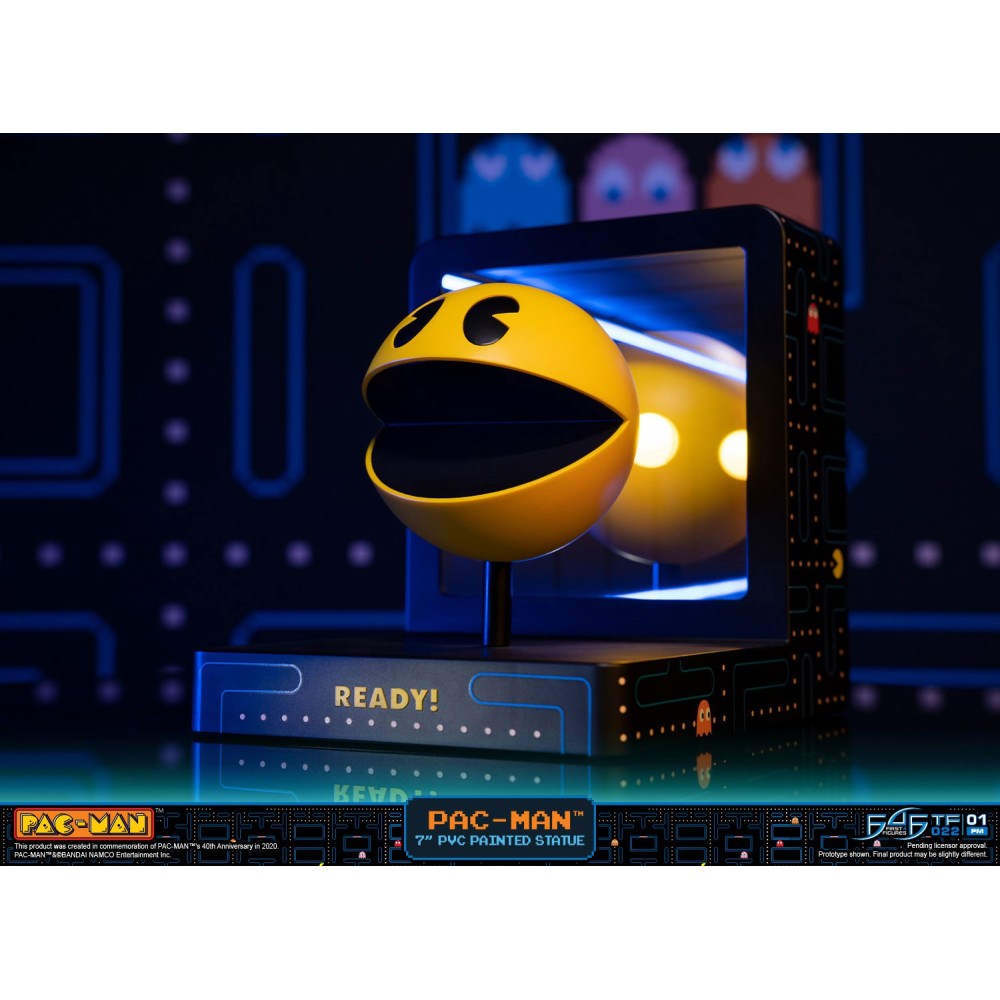 PAC-MAN PVC PAINTED STATUA 18CM FIGURE FIRST4FIGURES