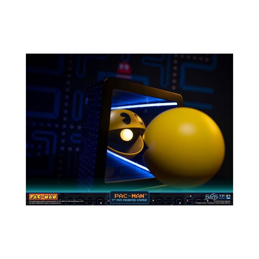 PAC-MAN PVC PAINTED STATUA 18CM FIGURE FIRST4FIGURES