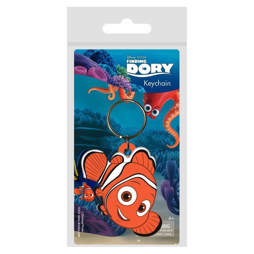ALLA RICERCA DI DORY NEMO RUBBER KEYCHAIN PORTACHIAVI IN GOMMA PYRAMID INTERNATIONAL