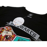 MAGLIA T SHIRT DONNA HARRY POTTER ANIMALI CASATE HOGWARTS