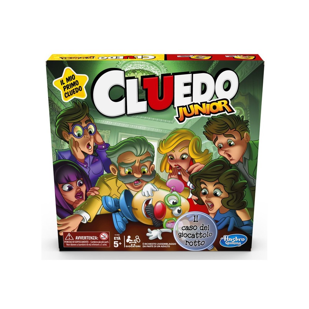 HASBRO CLUEDO JUNIOR GIOCO DA TAVOLO ITALIANO