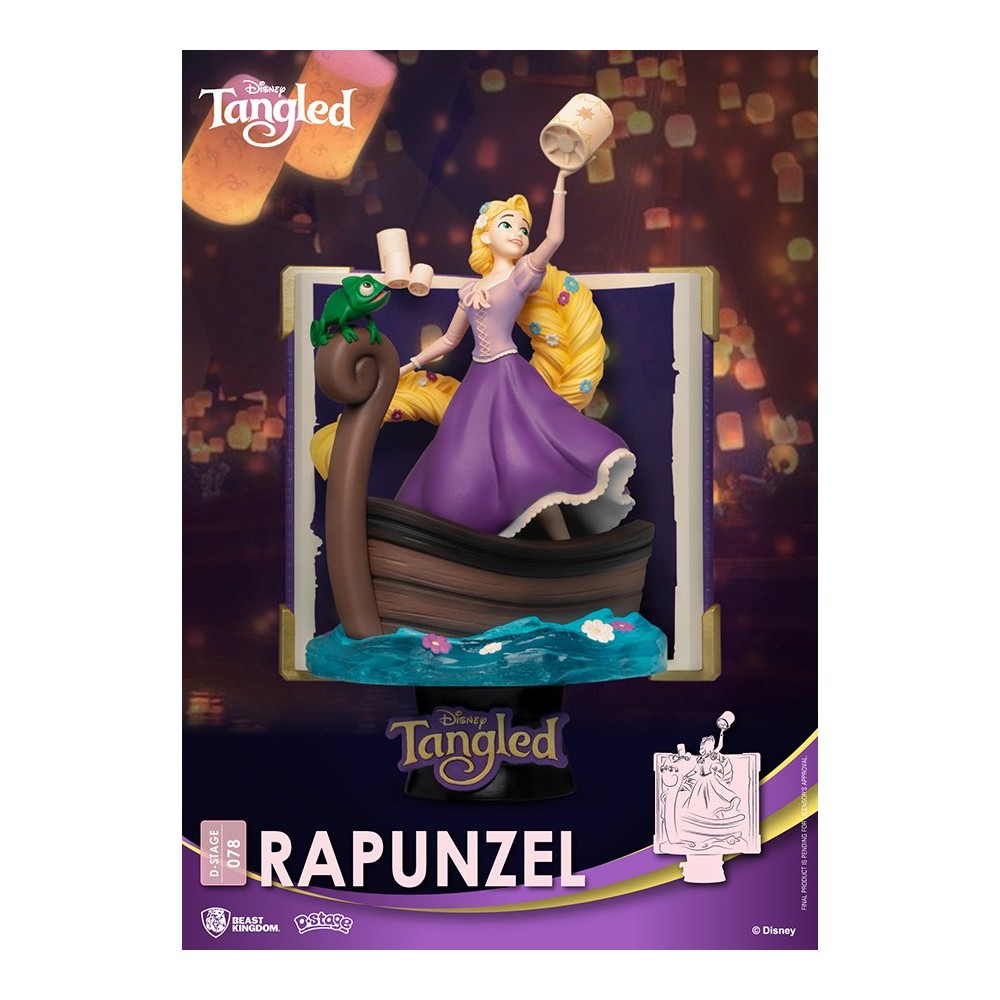 D-STAGE TANGLED RAPUNZEL BOOK 078 STATUA FIGURE DIORAMA BEAST KINGDOM