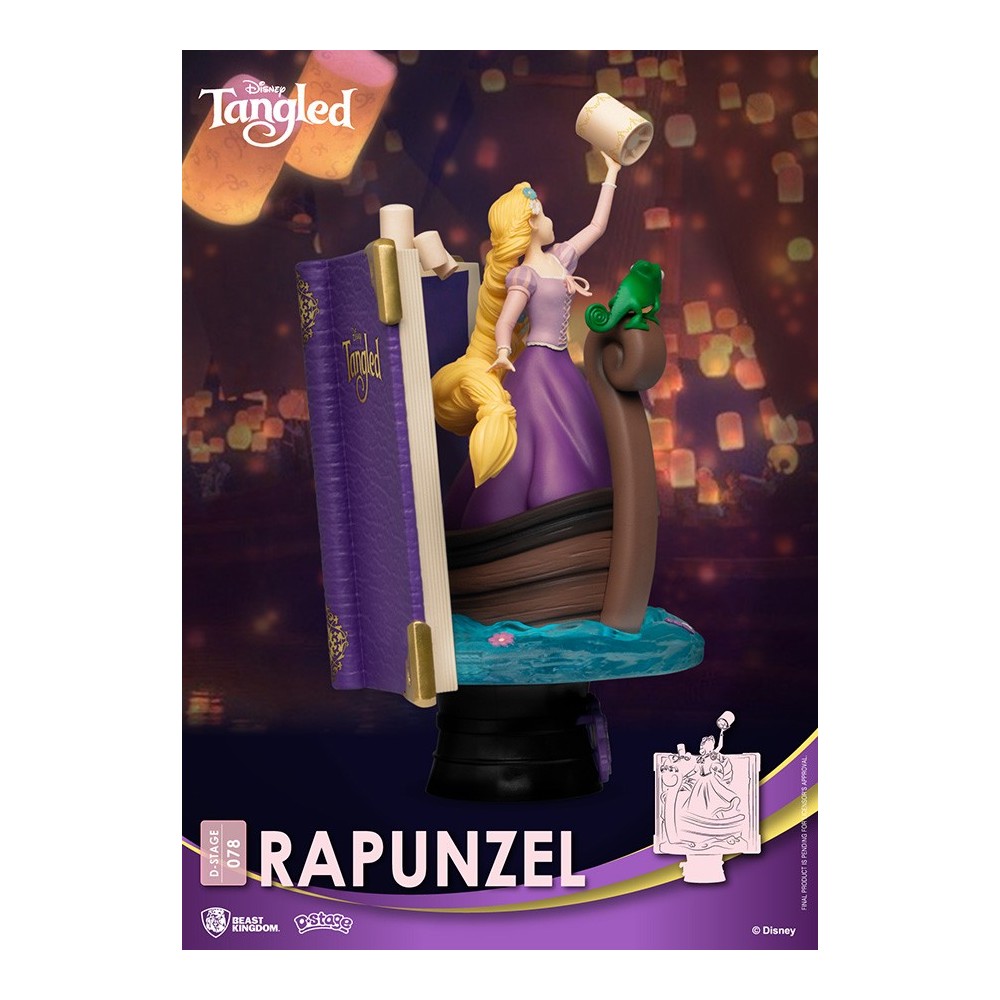 D-STAGE TANGLED RAPUNZEL BOOK 078 STATUA FIGURE DIORAMA BEAST KINGDOM