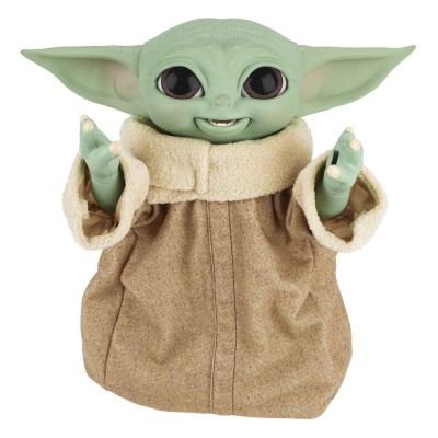 STAR WARS THE MANDALORIAN THE CHILD BABY YODA GALACTIC SNACKIN' GROGU ANIMATRONIC ACTION FIGURE HASBRO