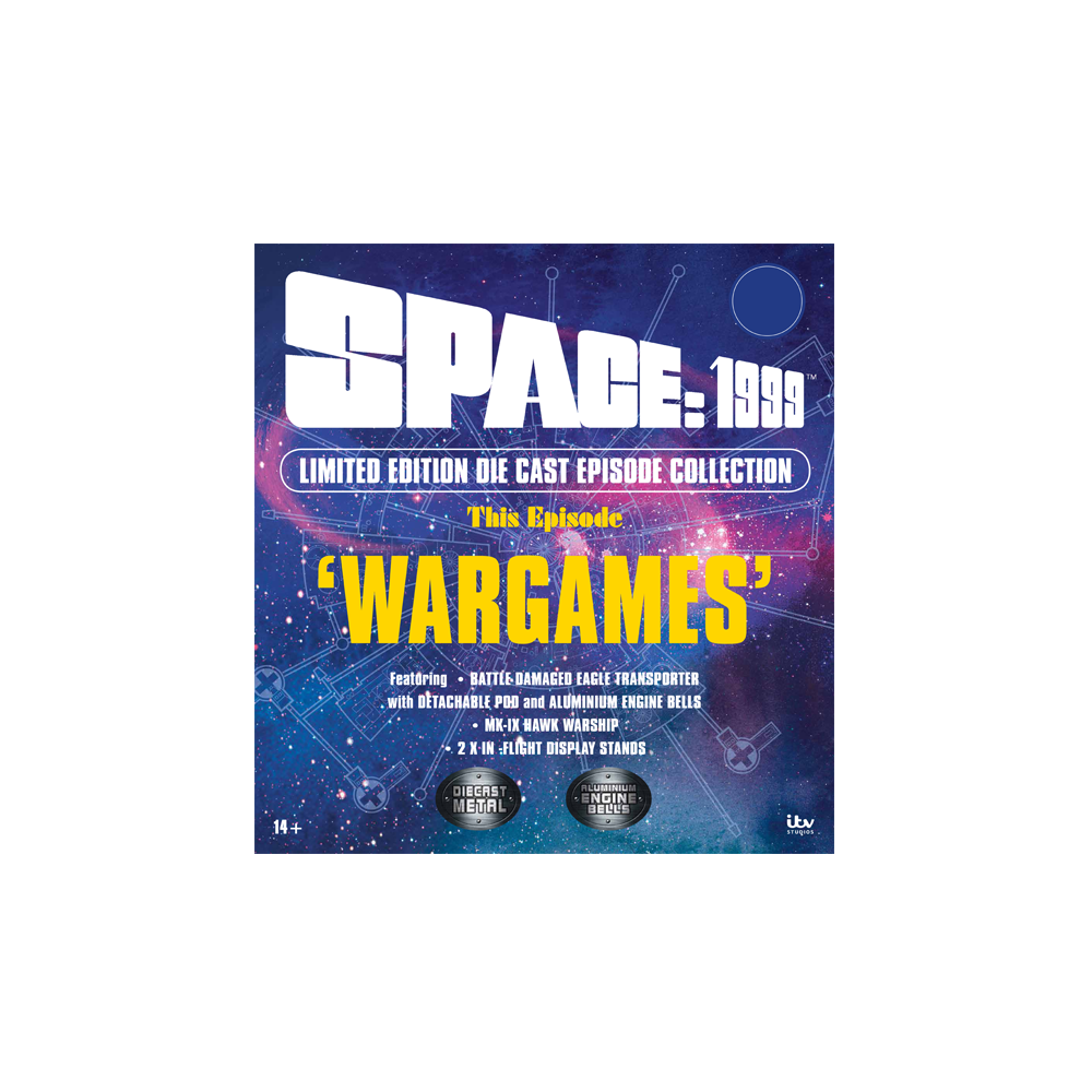 SIXTEEN 12 SPAZIO 1999 WARGAMES EAGLE TRANSPORTER AND HAWK WARSHIP REPLICA FIGURE