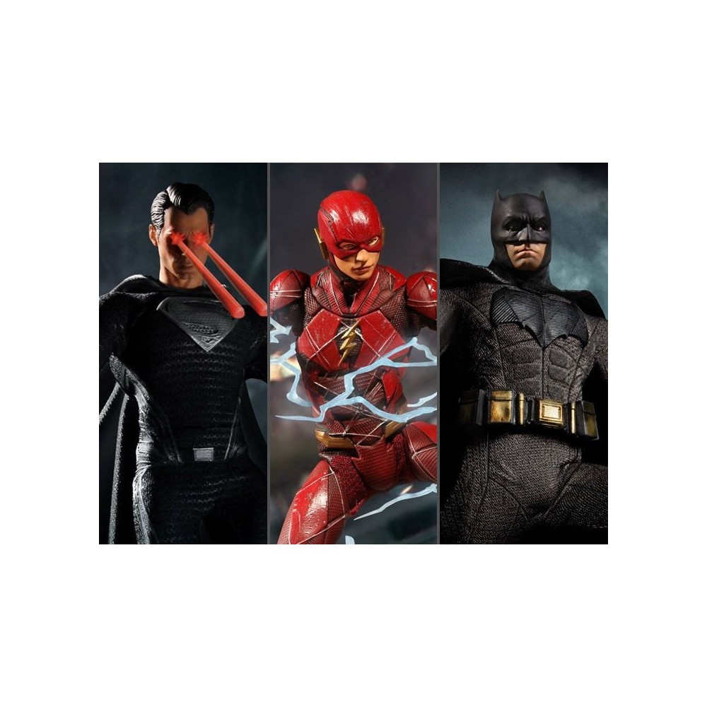 ZACK SNYDER'S JUSTICE LEAGUE DELUXE STEEL BOX SET ONE:12 ACTION FIGURE MEZCO TOYS