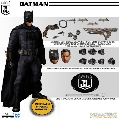 ZACK SNYDER'S JUSTICE LEAGUE DELUXE STEEL BOX SET ONE:12 ACTION FIGURE MEZCO TOYS