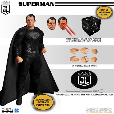 ZACK SNYDER'S JUSTICE LEAGUE DELUXE STEEL BOX SET ONE:12 ACTION FIGURE MEZCO TOYS