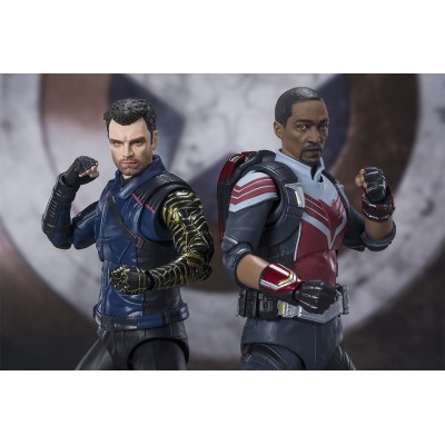 BANDAI THE FALCON AND THE WINTER SOLDIER BUCKY BARNES S.H. FIGUARTS ACTION FIGURE