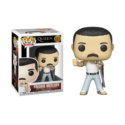 FUNKO POP! QUEEN - FREDDIE MERCURY BOBBLE HEAD KNOCKER FIGURE FUNKO