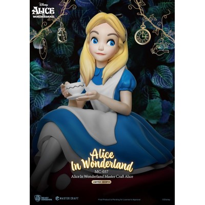 ALICE IN WONDERLAND STATUA 36CM MASTERCRAFT FIGURE BEAST KINGDOM