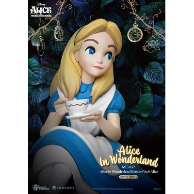ALICE IN WONDERLAND STATUA 36CM MASTERCRAFT FIGURE BEAST KINGDOM