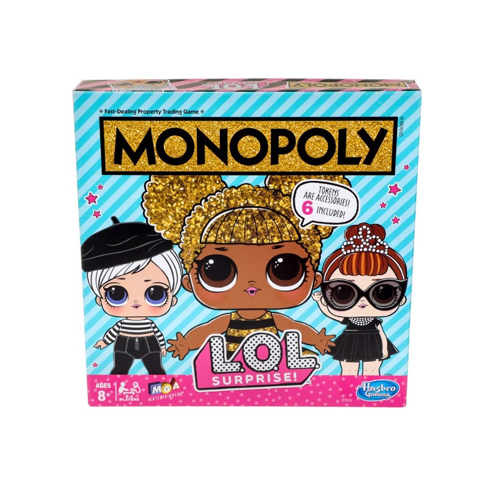 HASBRO MONOPOLY L.O.L. SURPRISE - GIOCO DA TAVOLO IN ITALIANO