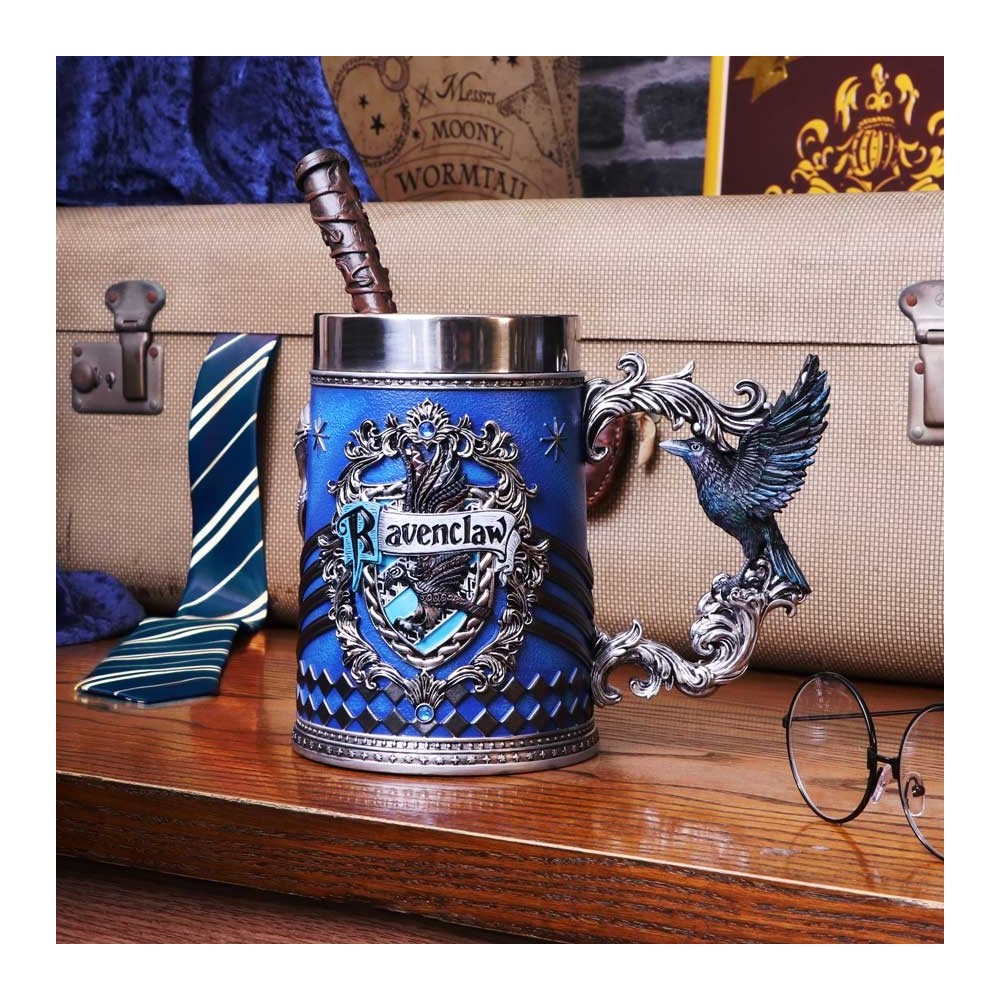 NEMESIS NOW HARRY POTTER RAVENCLAW LOGO TANKARD RESIN BOCCALE
