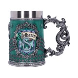 NEMESIS NOW HARRY POTTER SLYTHERIN LOGO TANKARD RESIN BOCCALE