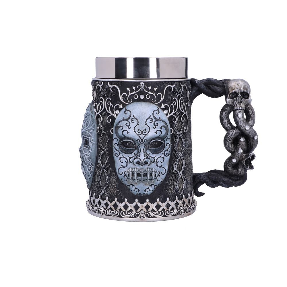 NEMESIS NOW HARRY POTTER DEATH EATERS LOGO TANKARD RESIN BOCCALE