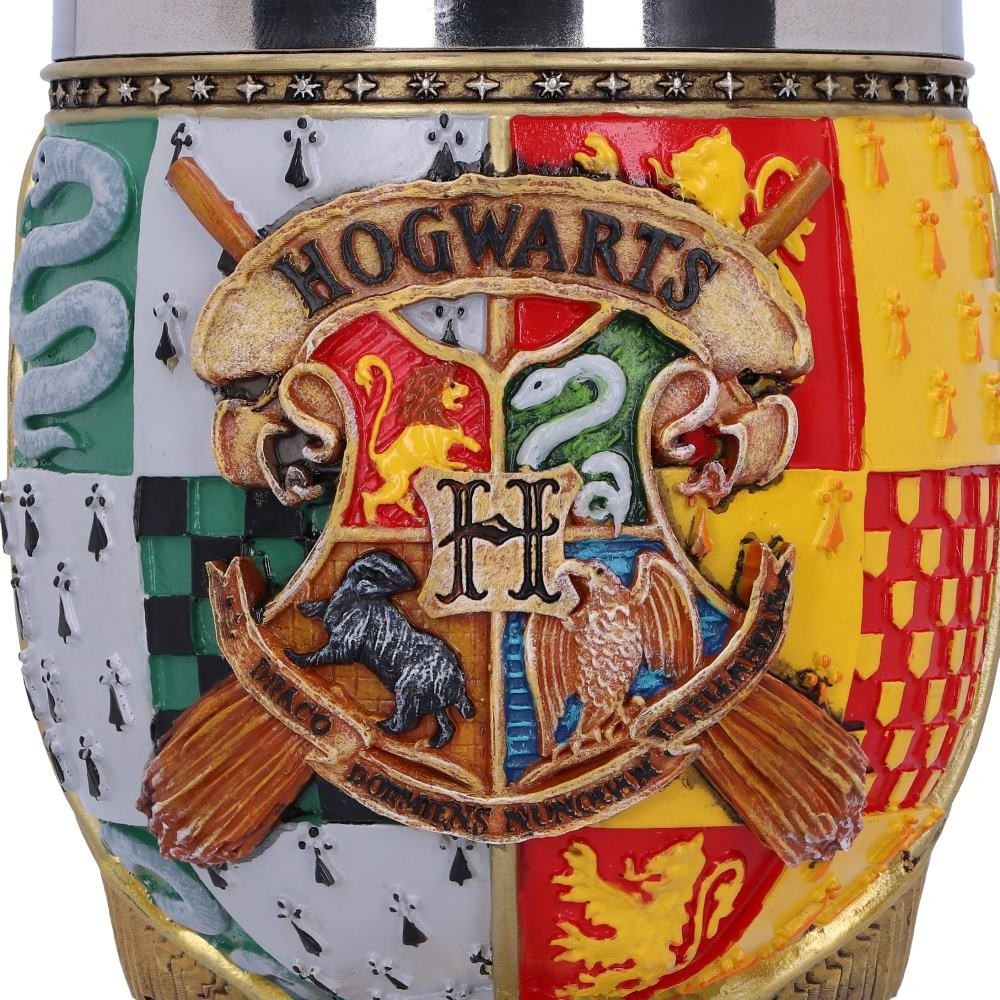 HARRY POTTER HOGWARTS LOGO GOBLET RESINA CALICE NEMESIS NOW