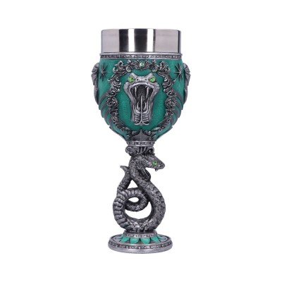 NEMESIS NOW HARRY POTTER SLYTHERIN LOGO GOBLET RESIN CALICE
