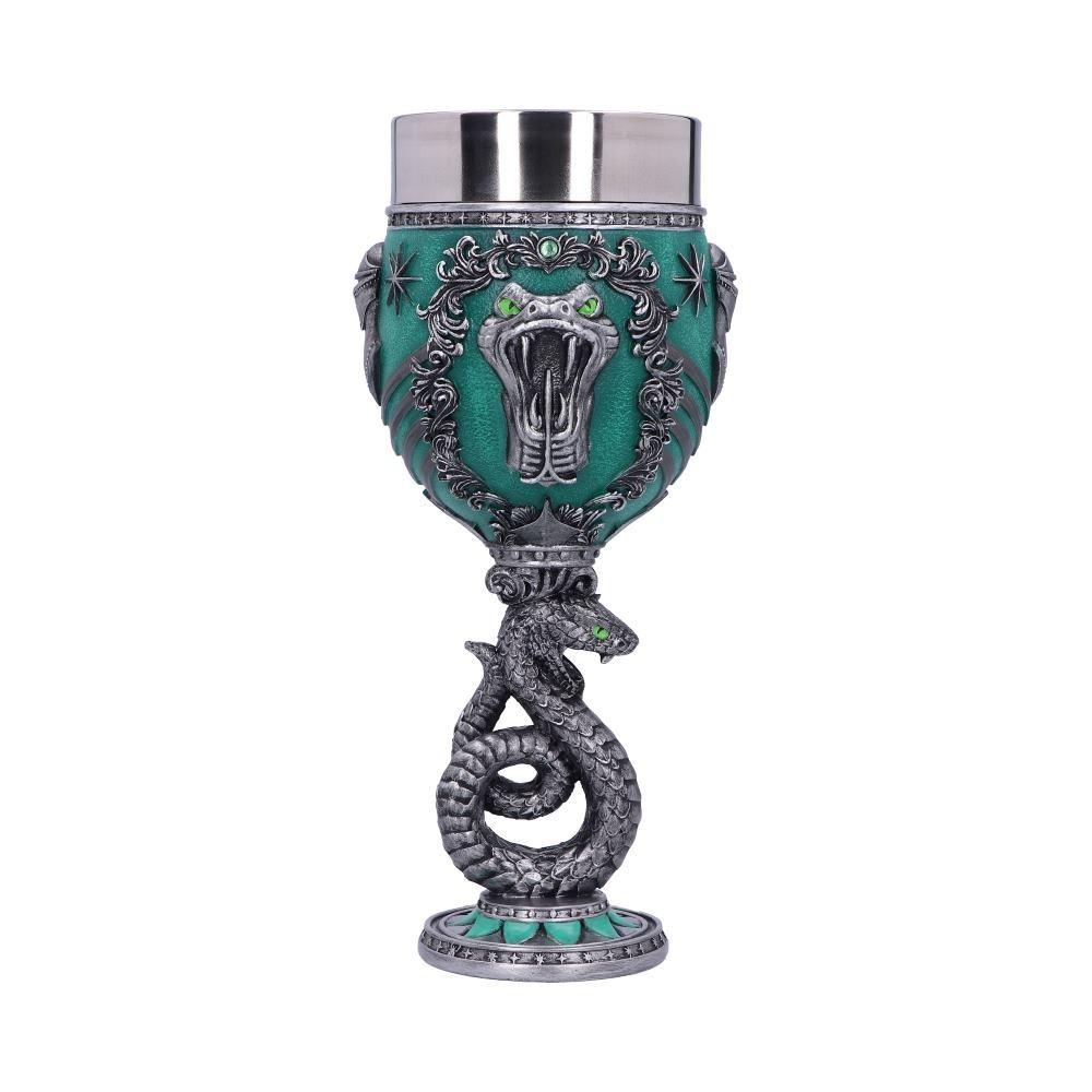 HARRY POTTER SERPEVERDE LOGO GOBLET RESINA CALICE NEMESIS NOW