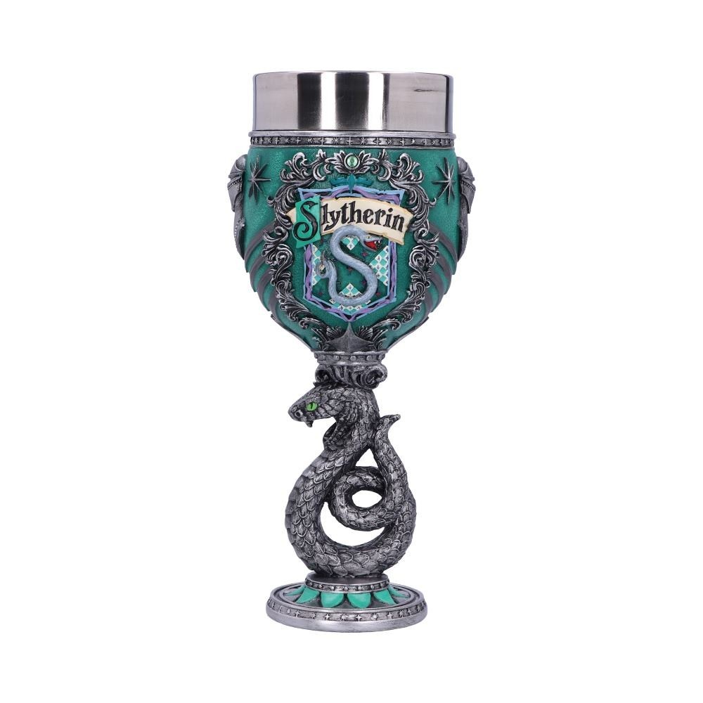 HARRY POTTER SERPEVERDE LOGO GOBLET RESINA CALICE NEMESIS NOW