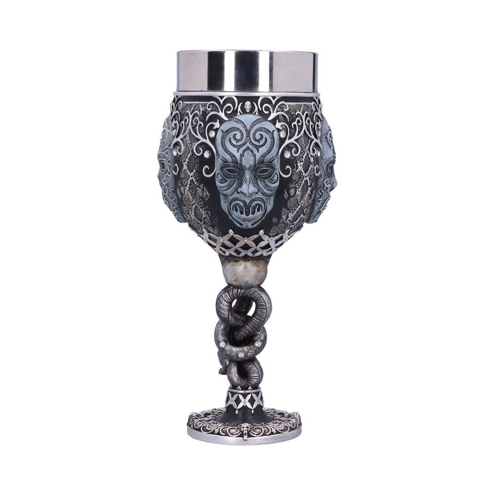 NEMESIS NOW HARRY POTTER DEATH EATERS LOGO GOBLET RESIN CALICE
