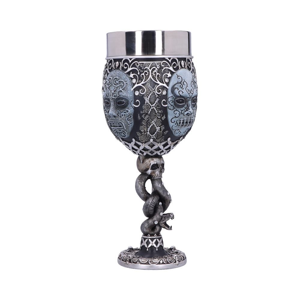 NEMESIS NOW HARRY POTTER DEATH EATERS LOGO GOBLET RESIN CALICE