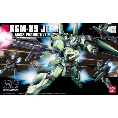 BANDAI HIGH GRADE HGUC GUNDAM RGM-89 JEGAN 1/144 MODEL KIT FIGURE