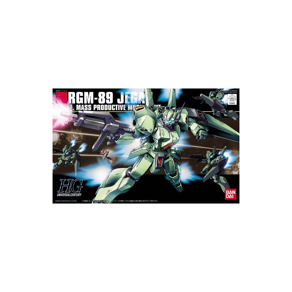 BANDAI HIGH GRADE HGUC GUNDAM RGM-89 JEGAN 1/144 MODEL KIT FIGURE