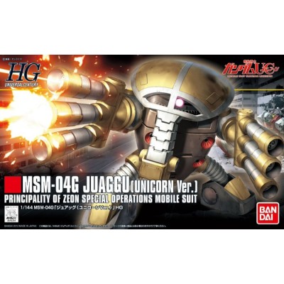 HIGH GRADE HGUC GUNDAM MSM-04G JUAGGU UNICORN VER 1/144 MODEL KIT BANDAI