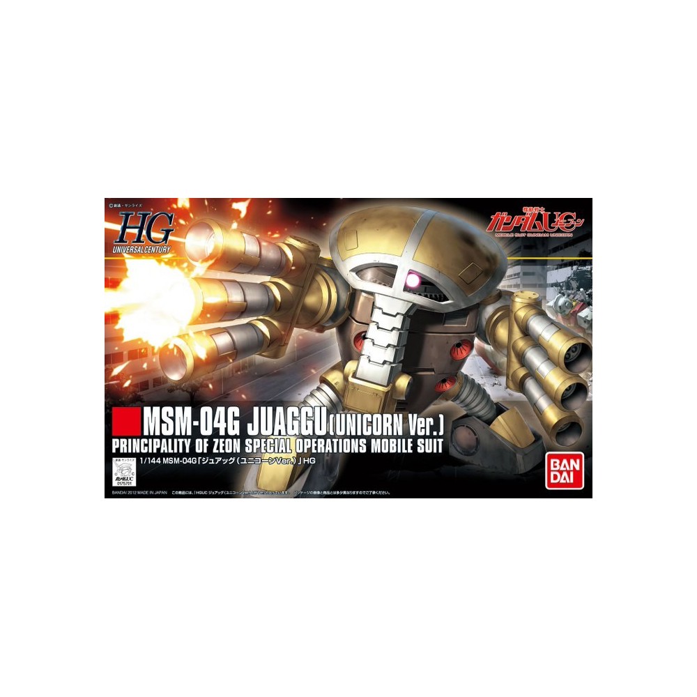 HIGH GRADE HGUC GUNDAM MSM-04G JUAGGU UNICORN VER 1/144 MODEL KIT BANDAI
