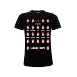 MAGLIA T SHIRT LA CASA DE PAPEL LA CASA DI CARTA NOMI MASCHERE NERA