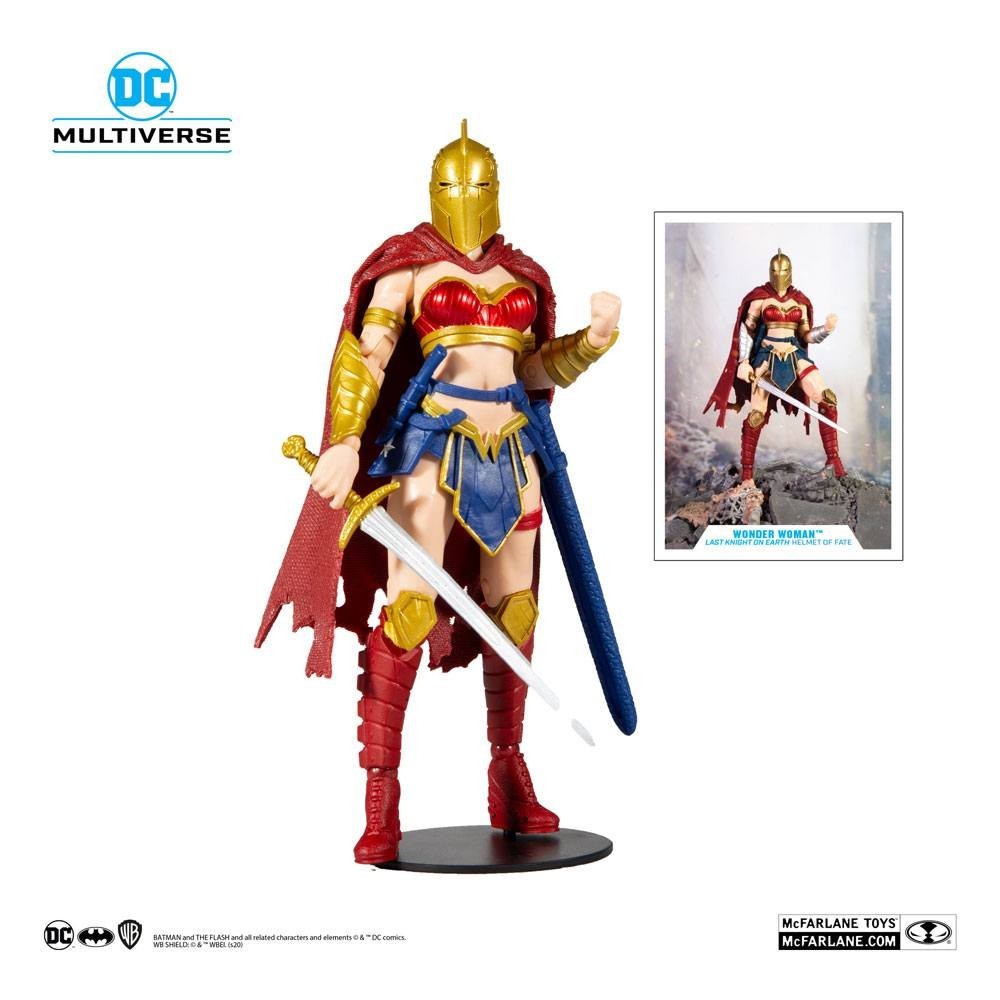 DC MULTIVERSE LKOE WONDER WOMAN WITH HELMET OF FATE ACTION FIGURE MC FARLANE