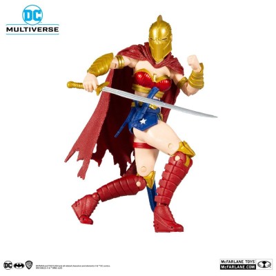 DC MULTIVERSE LKOE WONDER WOMAN WITH HELMET OF FATE ACTION FIGURE MC FARLANE