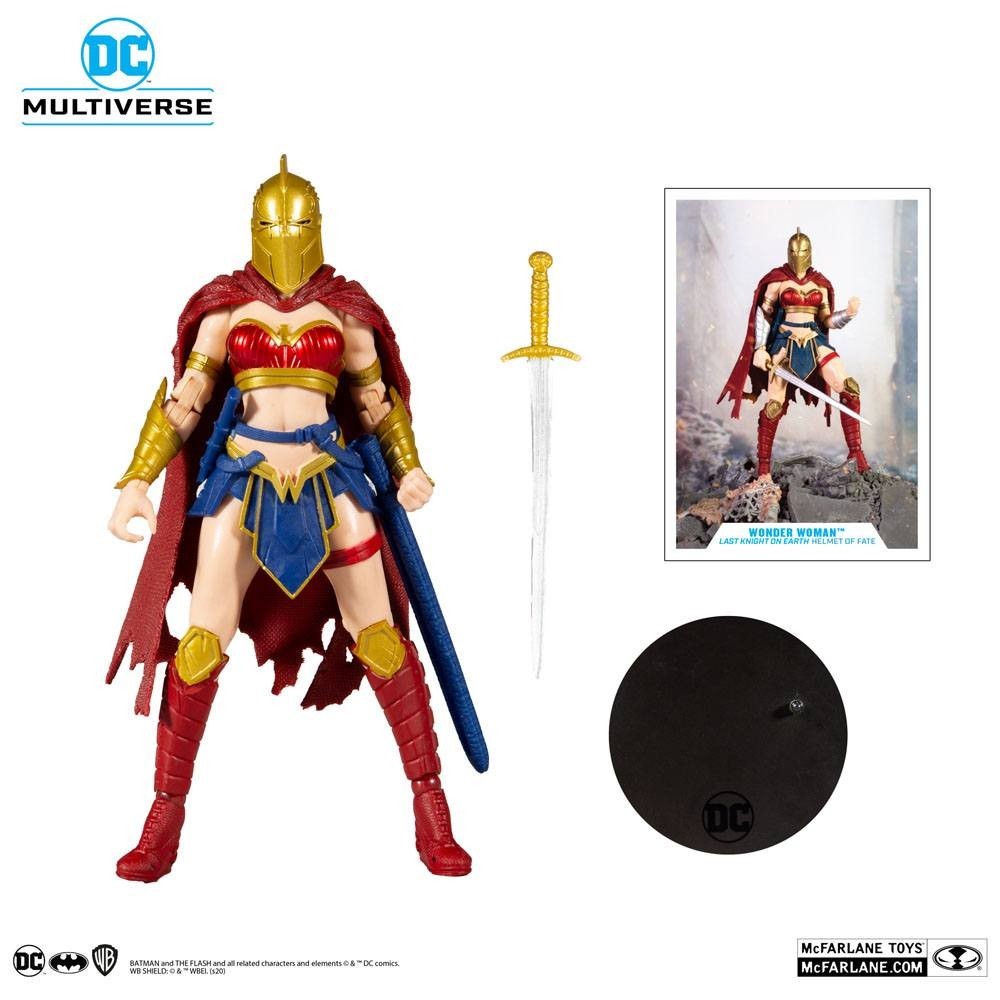 DC MULTIVERSE LKOE WONDER WOMAN WITH HELMET OF FATE ACTION FIGURE MC FARLANE