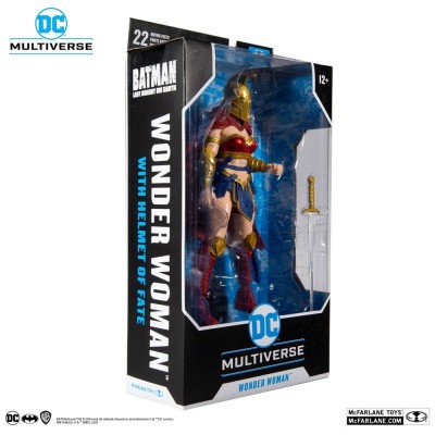 DC MULTIVERSE LKOE WONDER WOMAN WITH HELMET OF FATE ACTION FIGURE MC FARLANE