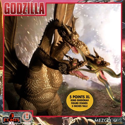 GODZILLA S.2 5 POINTS XL SET ACTION FIGURE MEZCO TOYS