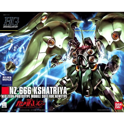 BANDAI HIGH GRADE HGUC GUNDAM NZ-666 KSYATRIYA KSHATRIYA 1/144 MODEL KIT